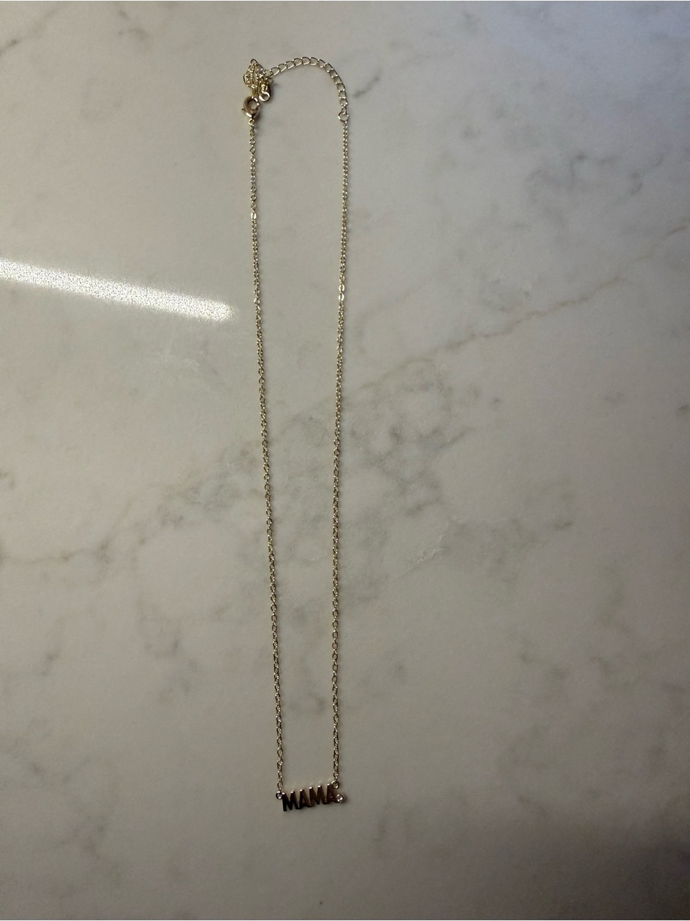 TARGET - Gold 'MAMA' Pendant Necklace - Women's Jewelry